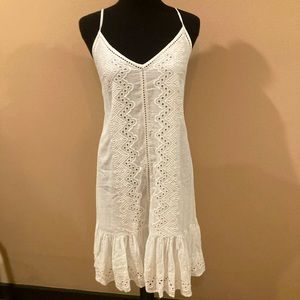 White beach cover-up/dress